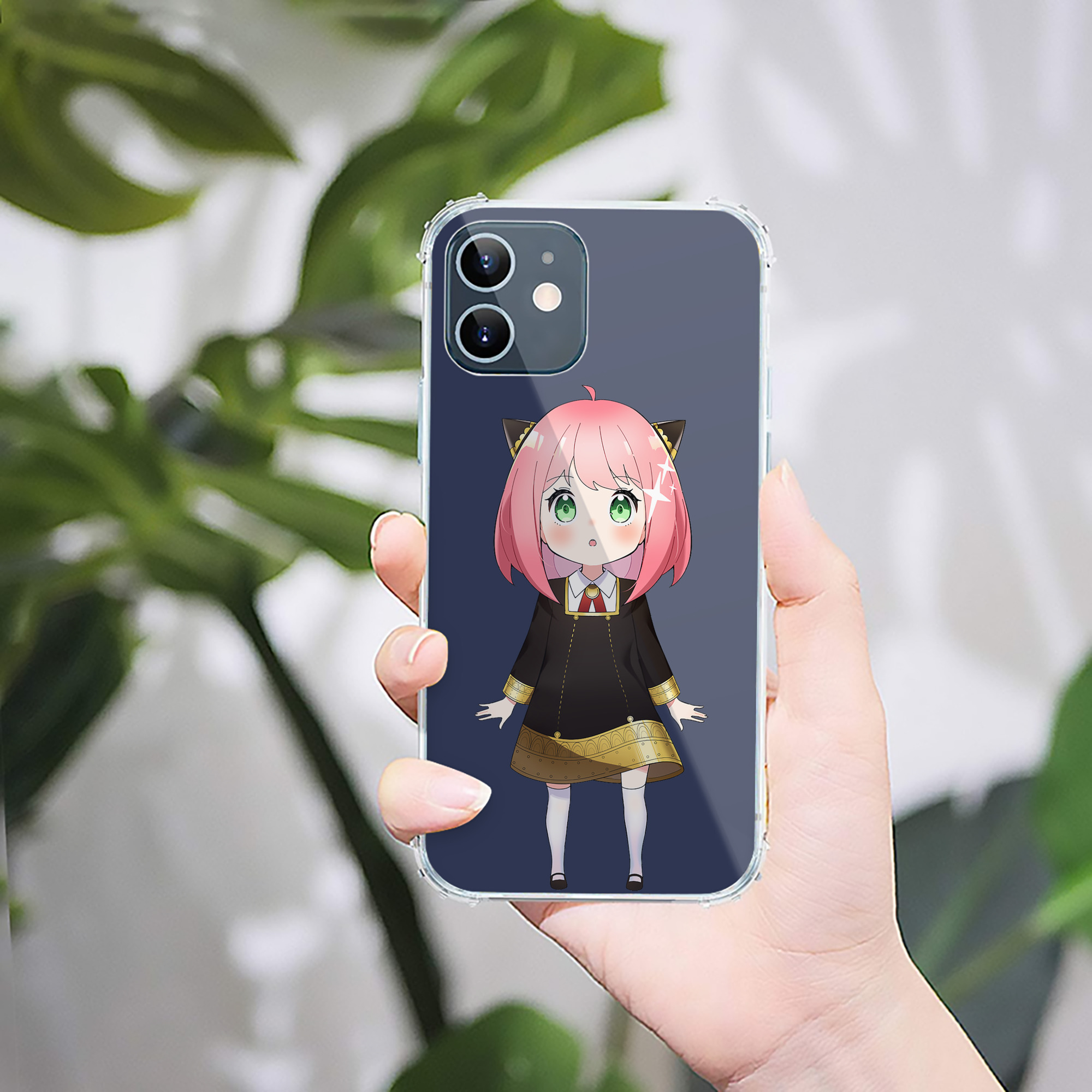 （画像用） SPY×FAMILY间谍家家酒 【iPhone 12シリーズ対応】透明スマホケース（クリアソフトケース）